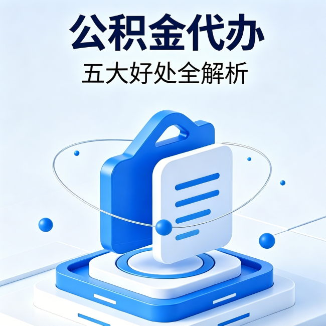 大庆公积金代办到底值不值?这5大好处让你少走弯路